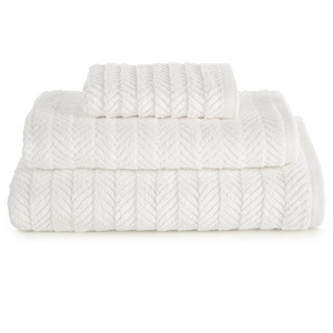 Towel 50 x 90 Bath Frotte Etno 01 White