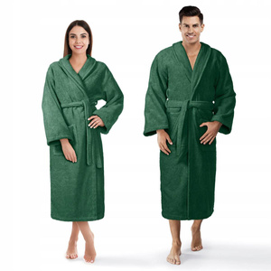 Hotel Bathrobe Cotton Terry Unisex S/M Bottle