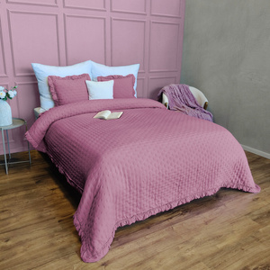 Narzuta 170 x 210 Pikowana Z Falbaną Celia 06