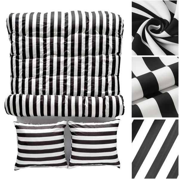 Pościel 220 x 200 3cz Mikrofibra w Pasy Eusebia Home 03