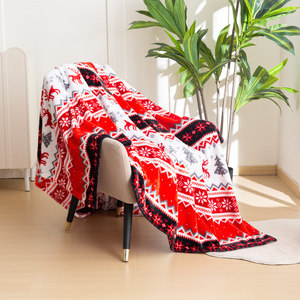 Koc 160 x 200 Mikrofibra Świąteczna Donato 10