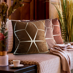 45 x 45 Decorative Velvet Blink28 C pillowcase. Beige