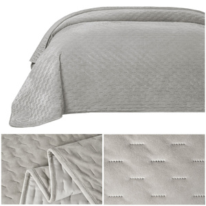 Bedspread 220 x 240 Embossed Velvet Tommaso 02