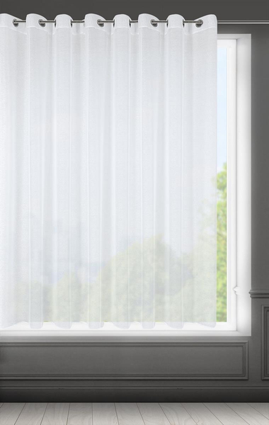 Rebecca Decorative Curtain 350 x 155 White Spillover