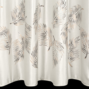 Curtain 140 x 250 Velvet Eyelets Idalia Cream