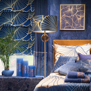 Decorative Velvet pillowcase 45 x 45 MUSA1 Gran + Gold