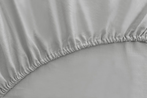 Bed sheet with elastic Cotton satin BCL 04 Grey 180x200