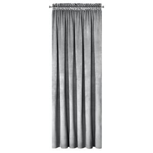 Curtain 140 x 270 Decorative Velvet Melanie Silver