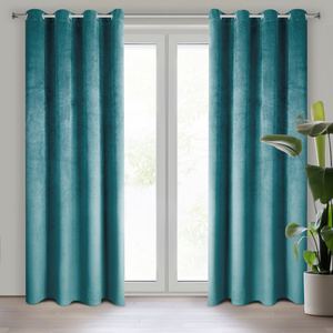 Curtain 140 x 250 Ready Decorative Pierre Turquoise