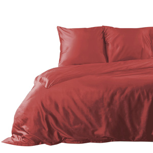 Bedding 220 x 200 3pc Satin Nova3 Red