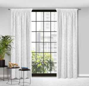 Curtain 140 x 270 Decorative Tape Liren White