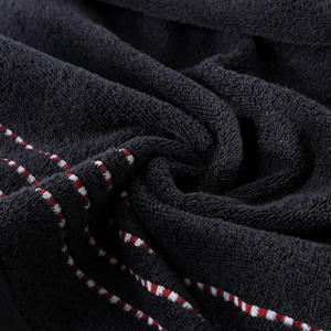 Fiore Bath Towel (17) 50 x 90 Black