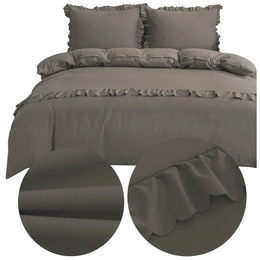 Bedding set 160 x 200 3 pieces with Ruffles Maximo 04