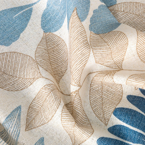 Curtain 140 x 270 Decorative Lenny Natur+Blue