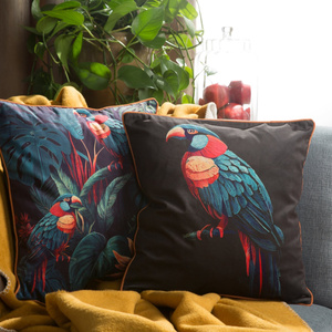 Poszewka 45 x 45 Dekoracyjna Velvet 136 Czar+Nieb