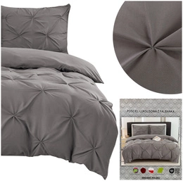 Pościel 160 x 200 3cz Ozdobna Marszczona Pia 03