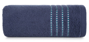 Ręcznik Kąpielowy Fiore (15) 50 x 90 Granatowy