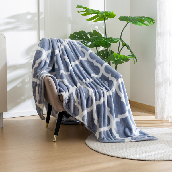 Koc 200 x 220 Mikrofibra Gładka Inger 07