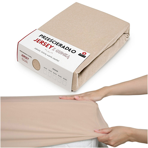 Prześcieradło 80 x 160 Jersey z Gumką Gaja 30