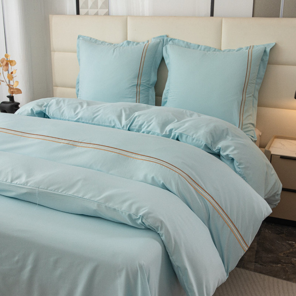 Pościel 140 x 200 2cz Gładka Z Haftem Lumera 11