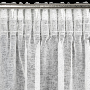 Firana 140 x 270 Dekoracyjna Taśma DANI 1 Biały