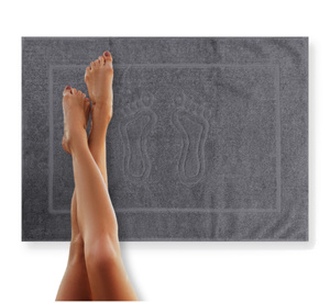 Bathroom rug Sora 50 x 70 24 650 g/m2 Gris