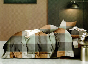 Bedding 160 x 200 3 pcs Satin Cotton no. A1767