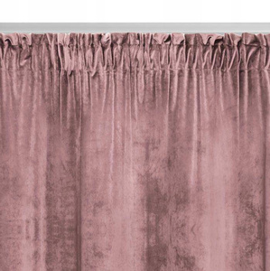 Curtain 140 x 270 Decorative Velvet Soft Powdery