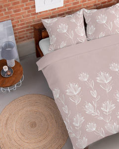 Bedding 220 x 200 3pcs Flannel Cotton Laura 4946A