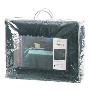 KRISTIN2 C. 170 x 210 Decorative Bedspread. Mint