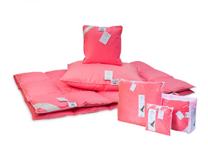 Children's set Quilt + 40x60 Half-tufted Pink 90x120