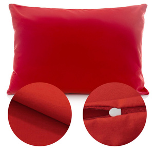 Cotton pillowcase 50 x 70 Uniform Ola Red Red