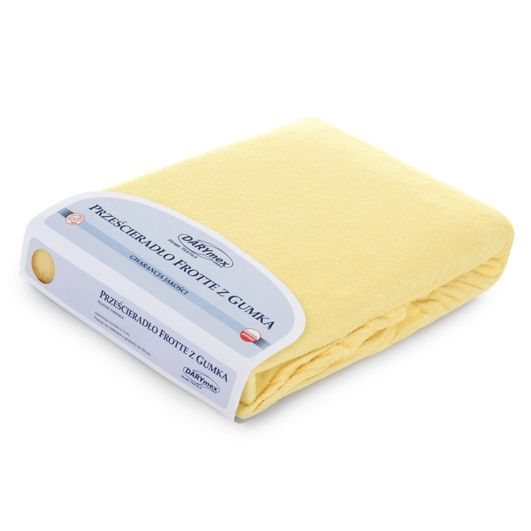 Prześcieradło Frotte z Gumką 004_D Słoneczny 80x140