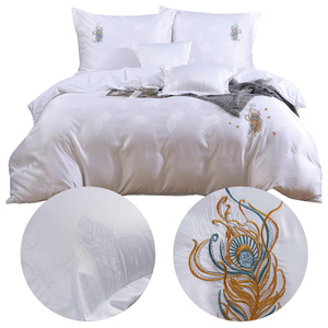 Bedding 160 x 200 5 pcs Satin Embroidered AT010