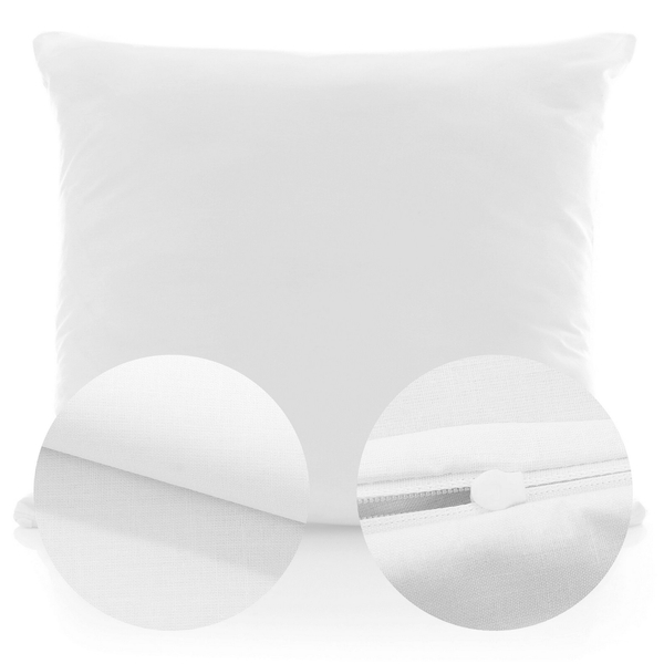 Cotton pillowcase 50 x 60 Uniform Ola White White