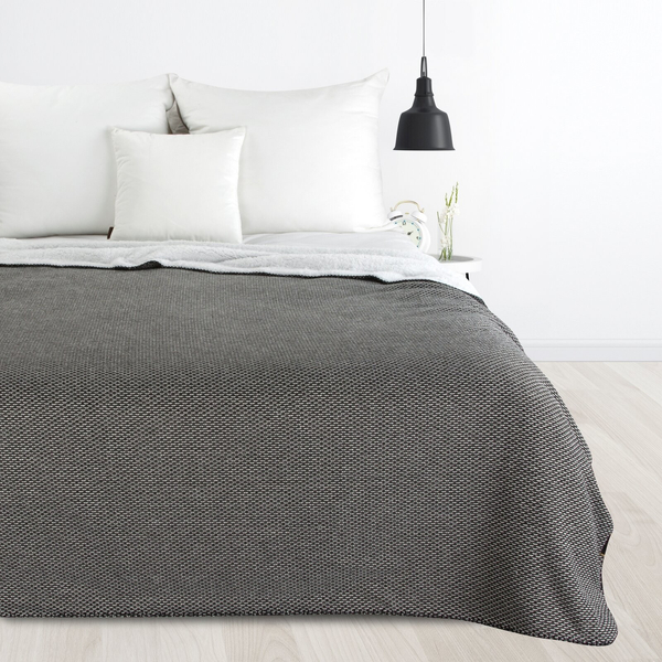 Blanket 150 x 200 Microfiber Two-sided Panda Black+White