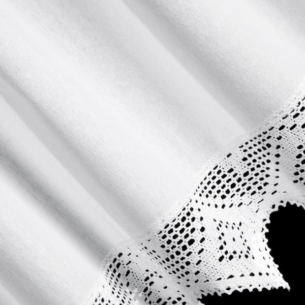 Firana Dekoracyjna Isaac na Szelkach 60 x 150 Biel