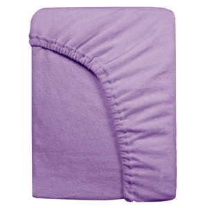 Terry Bed Sheet with Eraser 135_D Light Purple 180x200