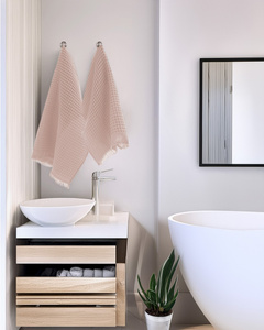 Set of Towels 2pcs 50x90 & 70x140 Cinar Nil 05