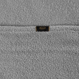 70 x 160 Microfiber Boucle Silver Blanket