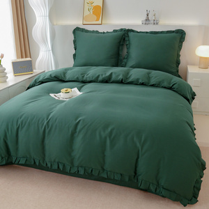 Bedding set 220 x 200 3 pcs Cotton with Ruffles Lynda 02