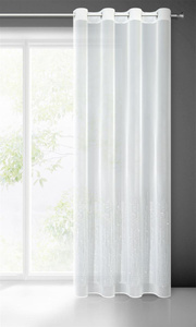 Solei Decorative Curtain 140 x 250 White Spillover