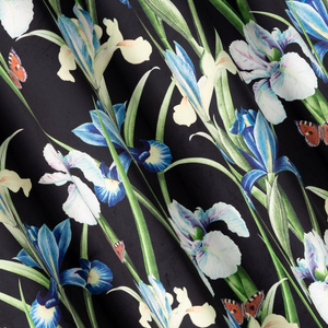 Curtain 140 x 250 Decorative Velvet Maja Blue