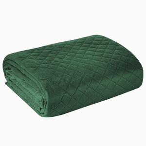 170 x 210 Quilted Design91 Luiz3 C. Bedspread. Green