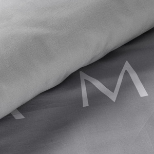 Bedding Set 160 x 200 3pc Silk 06 Silver+White