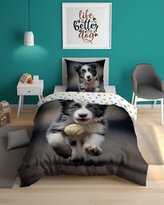 Pościel 140 x 200 2cz FLUO Młodzieżowa Jaime 5410A