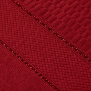 Ręcznik 50 x 90 Bawełna Peru 500g/m2 Welur Czerw