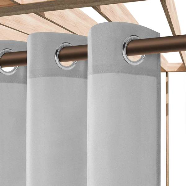 Curtain 140 x 250 Garden Eyelets Gaia Gray