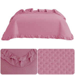 Quilted Bedspread 200 x 220 with Ruffle Rosella 08