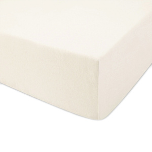 Jersey sheet with elastic 018_D Ecru 90x200